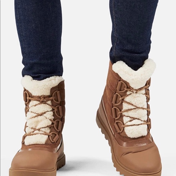 SOREL JOAN Of ARTIC NEXT LITE VELVET TAN Boot Size:8 - Picture 2 of 7
